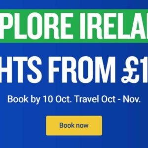 Flights to Ireland from £9.99